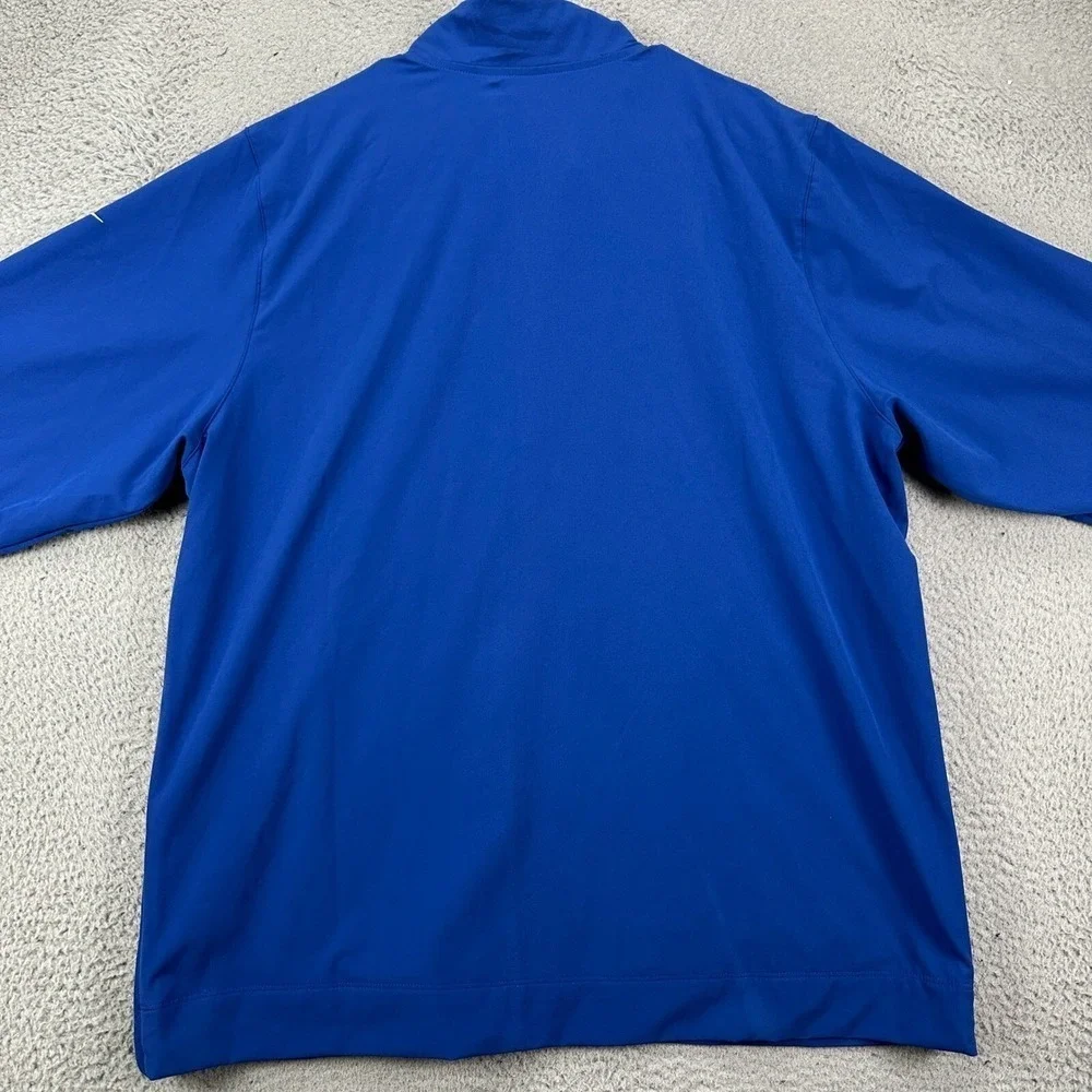 New York Giants Mens Full Zip Jacket XL Blue Long Sleeve Logo Football NFL Nike